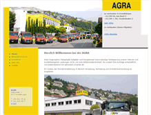 Tablet Screenshot of agra-bau.ch